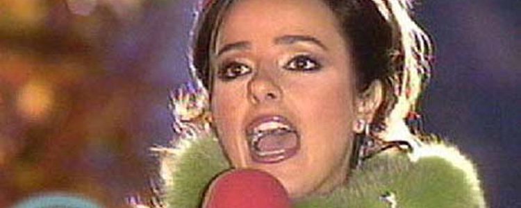 Carmen Alcayde presentando las Campanadas