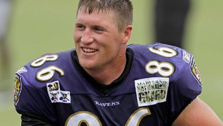 Todd Heap con los Baltimore Ravens en 2011. Fuente: AP