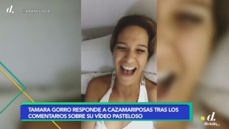 Tamara Gorro contesta a 'Cazamariposas'