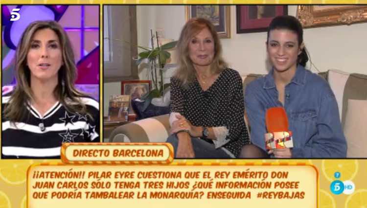Paz Padilla no sabía que iban a conectar en directo / Telecinco.es