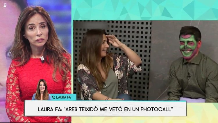 María Patiño escucha atentamente la versión de Laura Fa / Telecinco.es