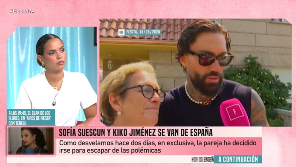 Gloria Camila opina sobre la supuesta infidelidad de Sofía Suescun en 'Fiesta' | Foto: Telecinco.es