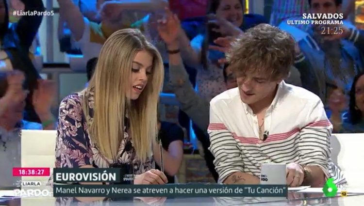 Nerea y Manel Navarro cantando 'Tu canción' | Foto: La Sexta