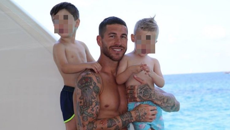 Sergio Ramos con sus hijos de vacaciones | Fuente: Instagram Sergio Ramos