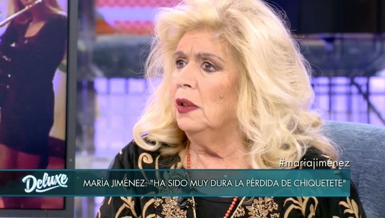 María Jiménez en 'Sálvame'| Foto: Telecinco.es