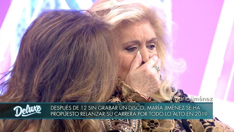 María Jiménez en 'Sálvame Deluxe'| Foto: Telecinco.es
