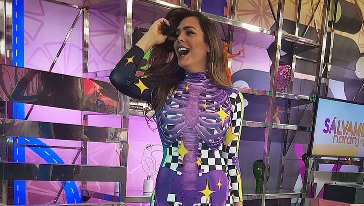 Amor Romeira en el programa 'Sálvame'