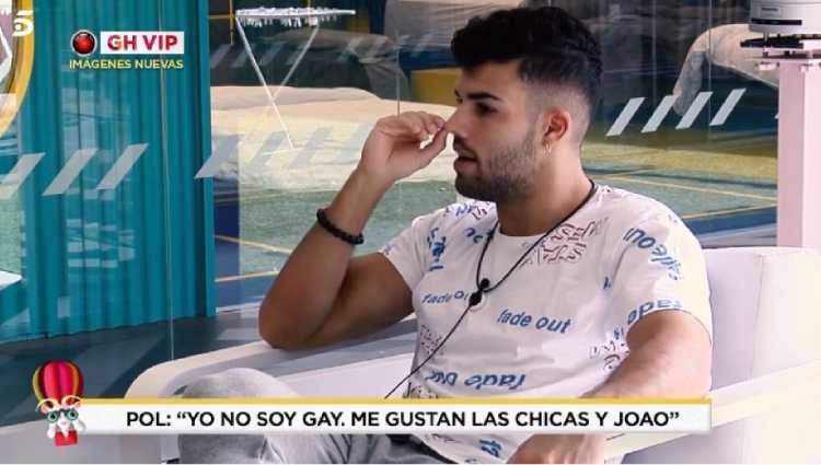 Pol Badía en 'GH VIP 7'/foto: telecinco.es