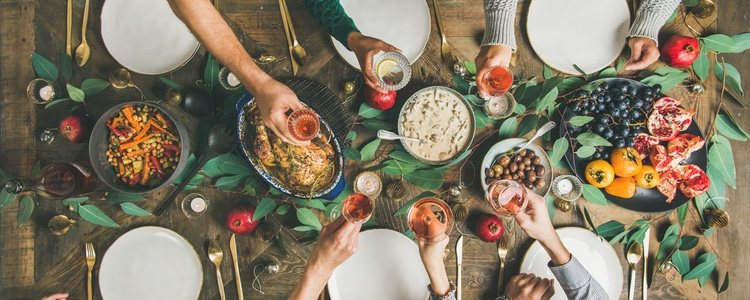 Es importante planificarse un calendario de comidas durante estas fechas