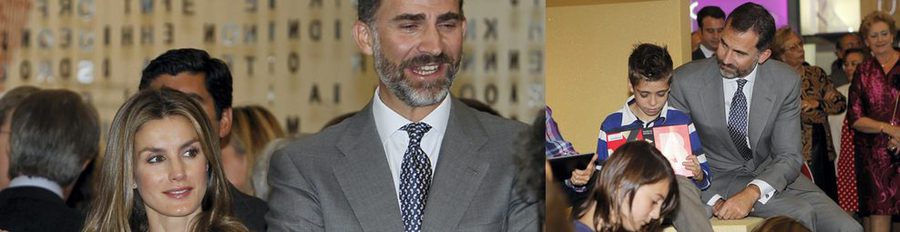 Los Príncipes Felipe y Letizia inauguran la Casa del Lector en el Matadero de Madrid