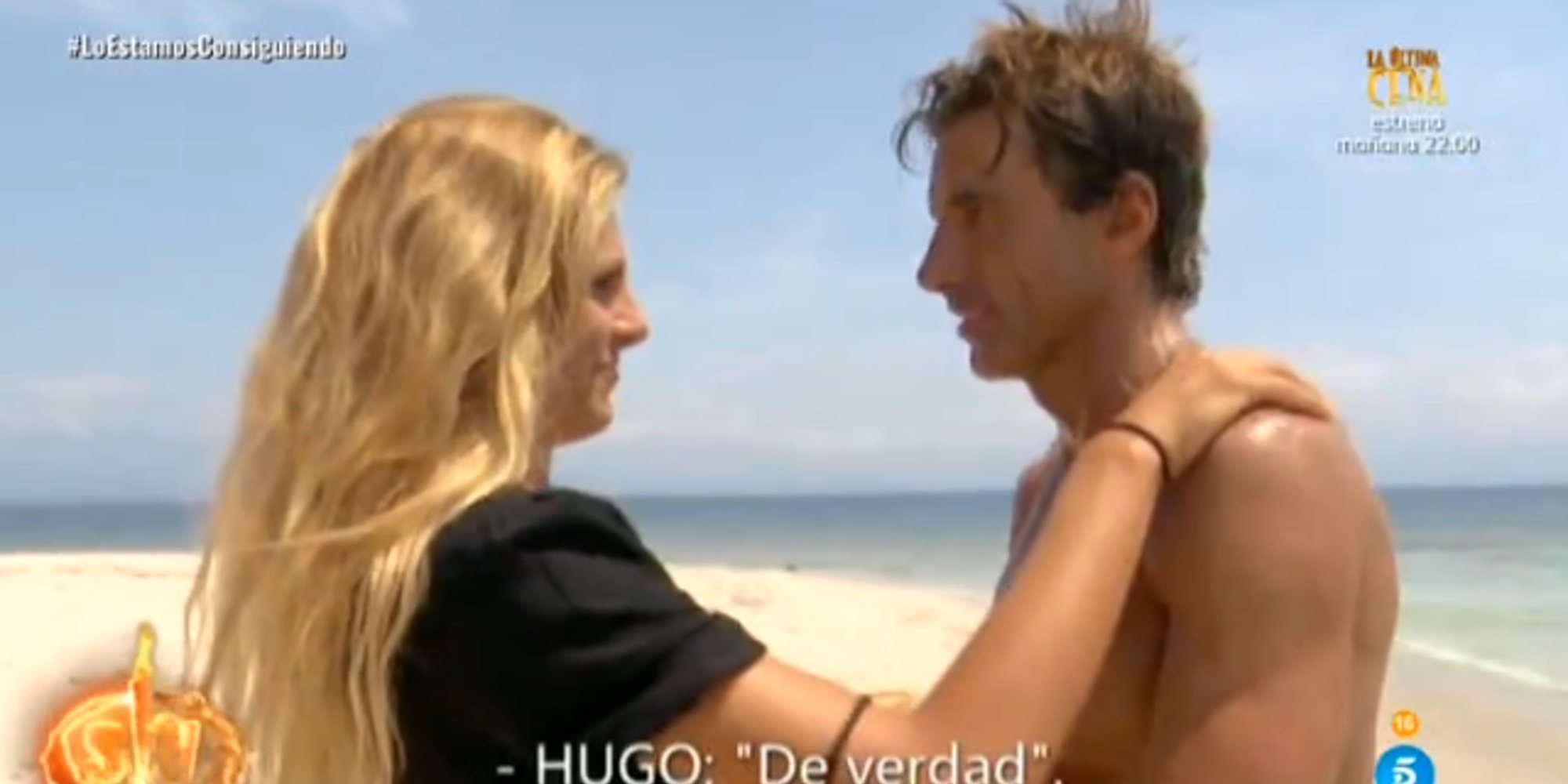 La bronca de Ivana y Hugo en la visita de despedida de la italiana antes de dejar 'Supervivientes 2020'