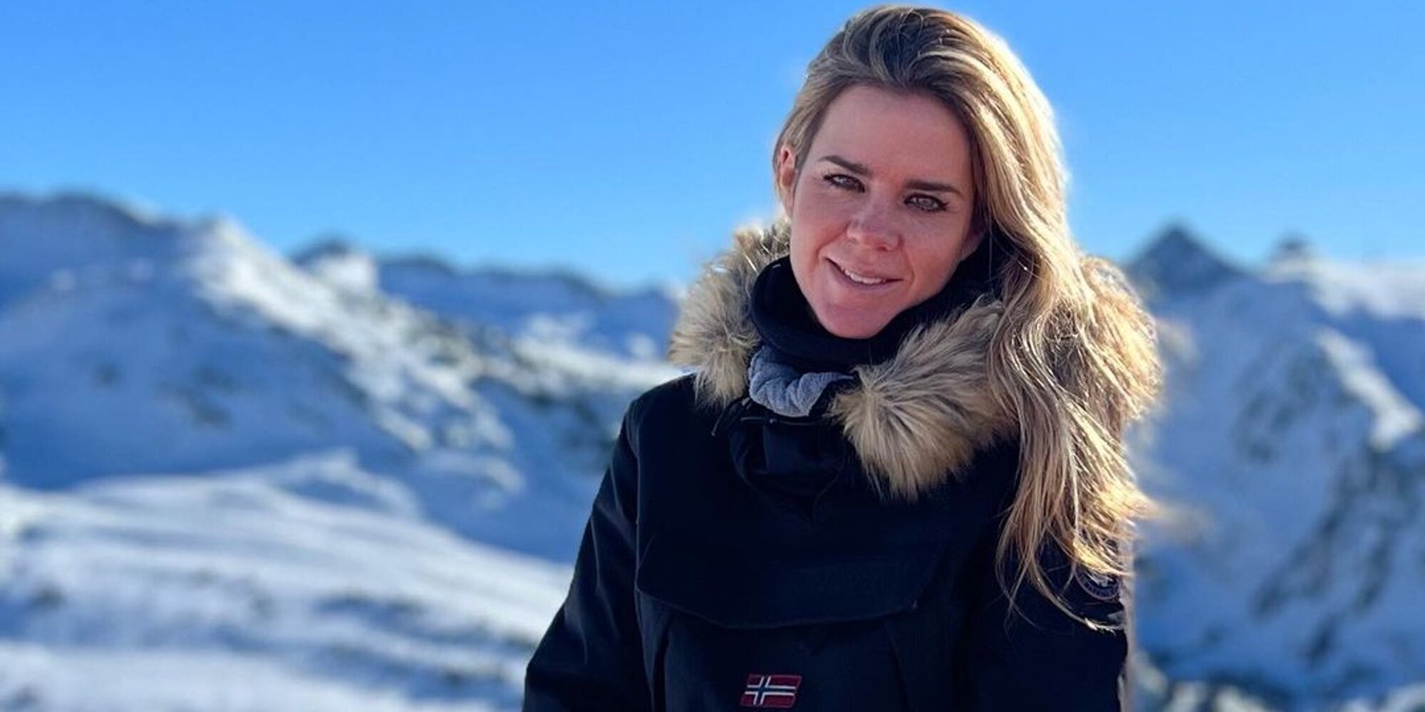Manuel Martos y Amelia Bono disfrutan de una escapada a la nieve en familia