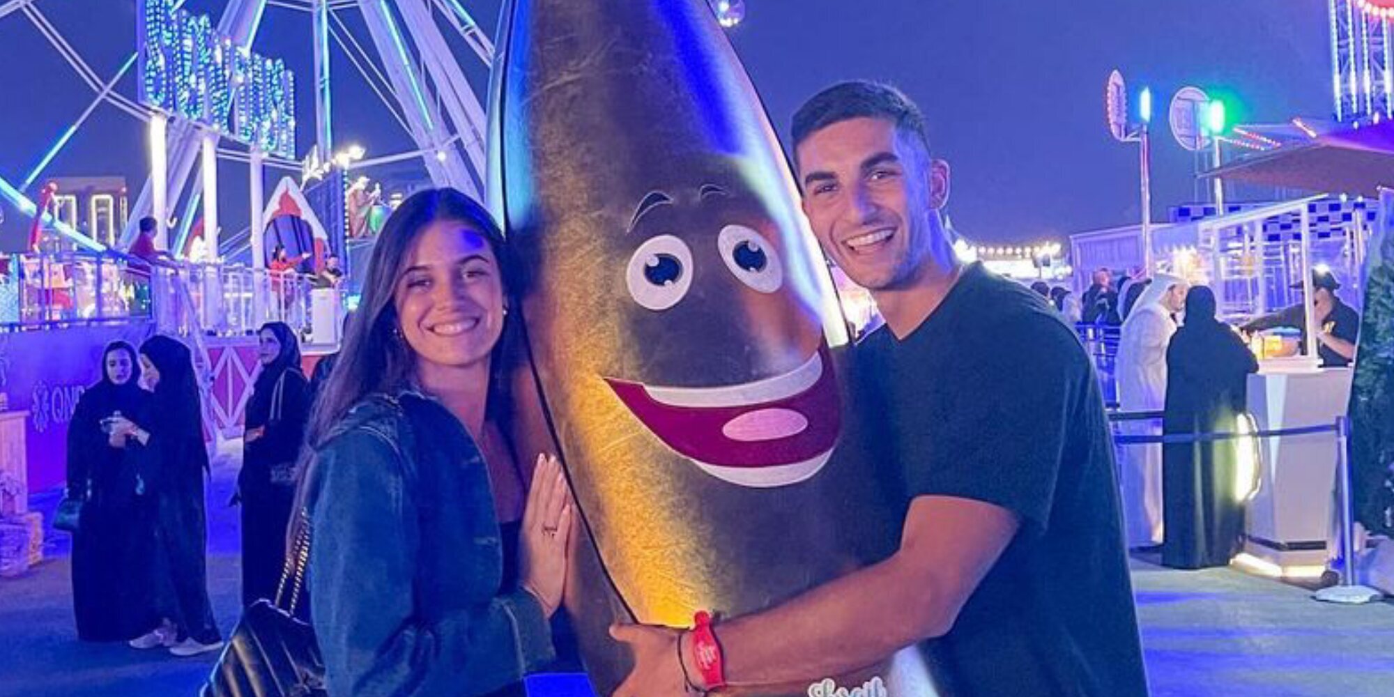 La familiar y divertida cita de Ferran Torres y Sira Martínez en Doha aprovechando el Mundial de Qatar 2022