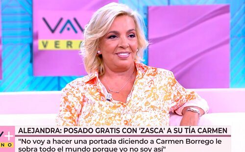 Carmen Borrego estalla contra su sobrina Alejandra Rubio: "Aquí hablamos todos de todos, no solo yo"