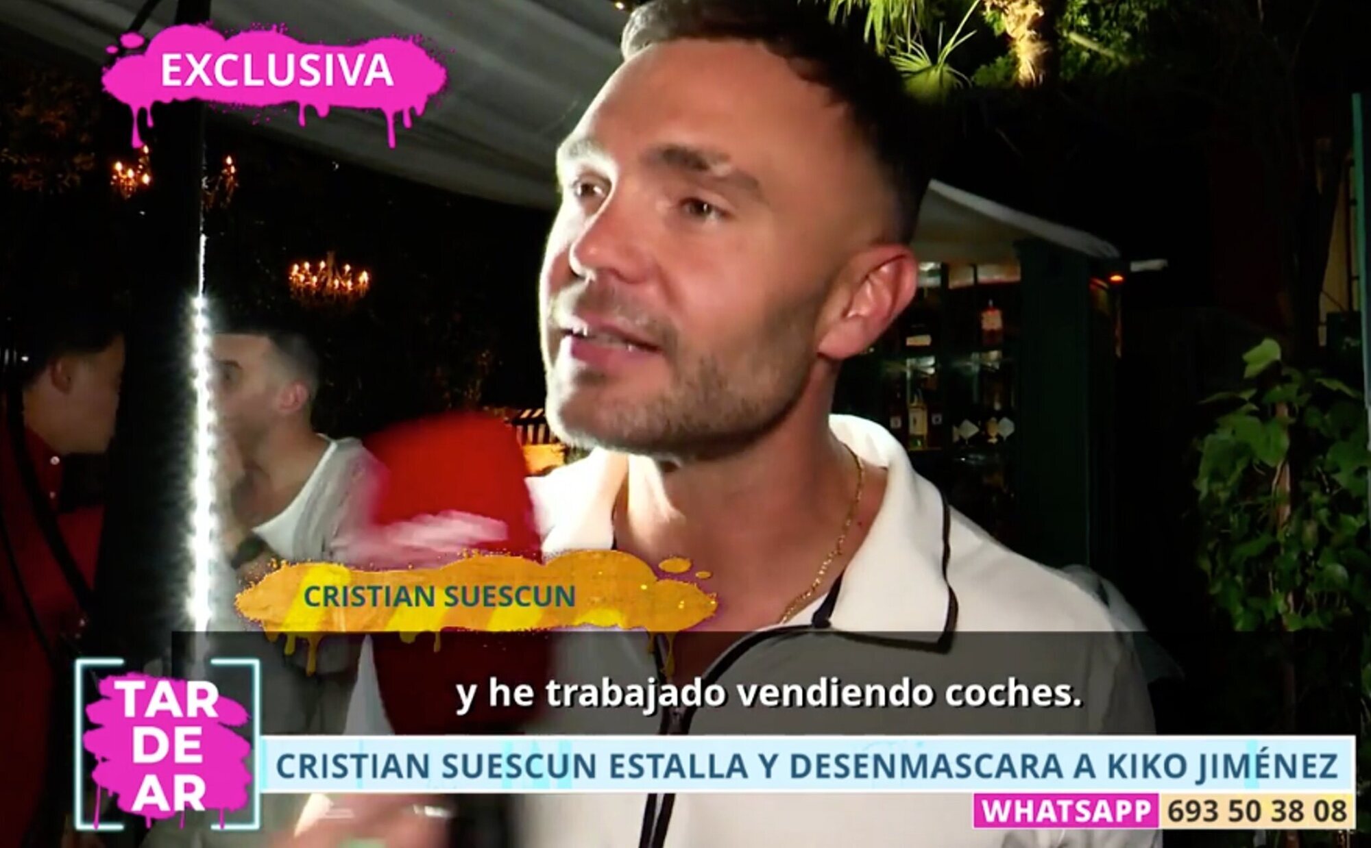 Cristian Suescun estalla contra Kiko Jiménez: "Es un jeta, un perverso y vive por la cara"