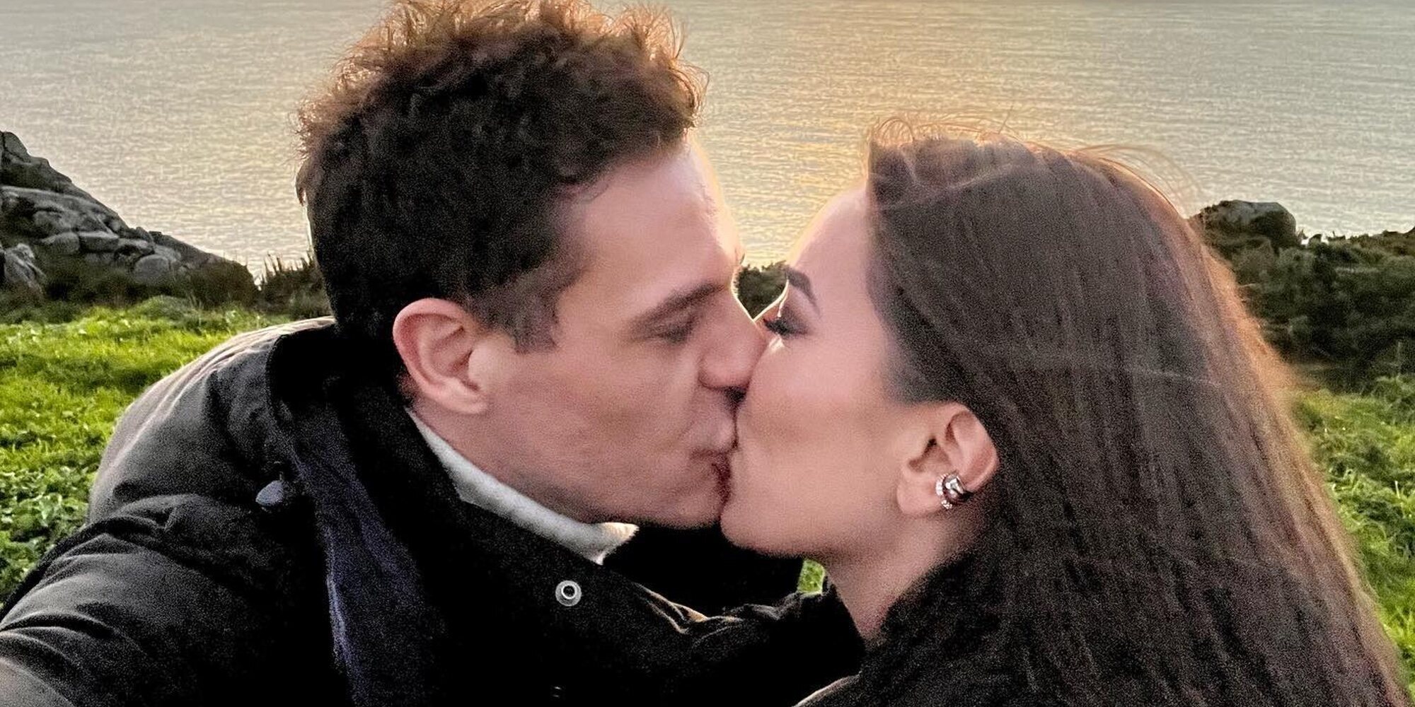 El besazo de Christian Gálvez y Patricia Pardo para despedir su especial año 2022