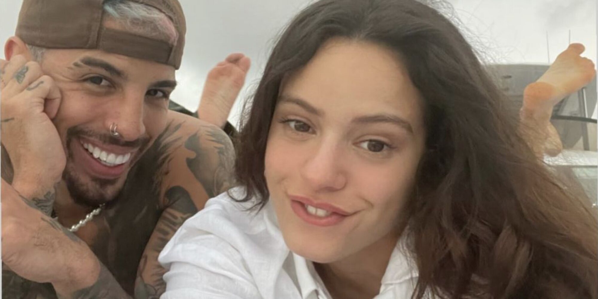 Rosalía y Rauw Alejandro enseñan cómo suena 'Beso', su primera canción juntos, con un vídeo muy cómplice