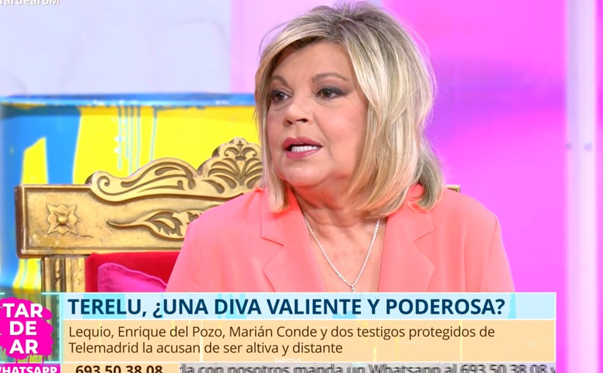 Terelu Campos desmonta rumores sobre Lequio y aclara su relación con Alejandra: "Hay cosas que no puedo controlar"