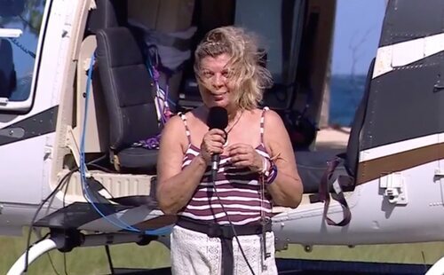 Terelu Campos vuelve a saltar del helicóptero de 'SV 2025' en medio de un revuelo familiar: "Cuando está la cosa flojilla, buscan a una Campos"
