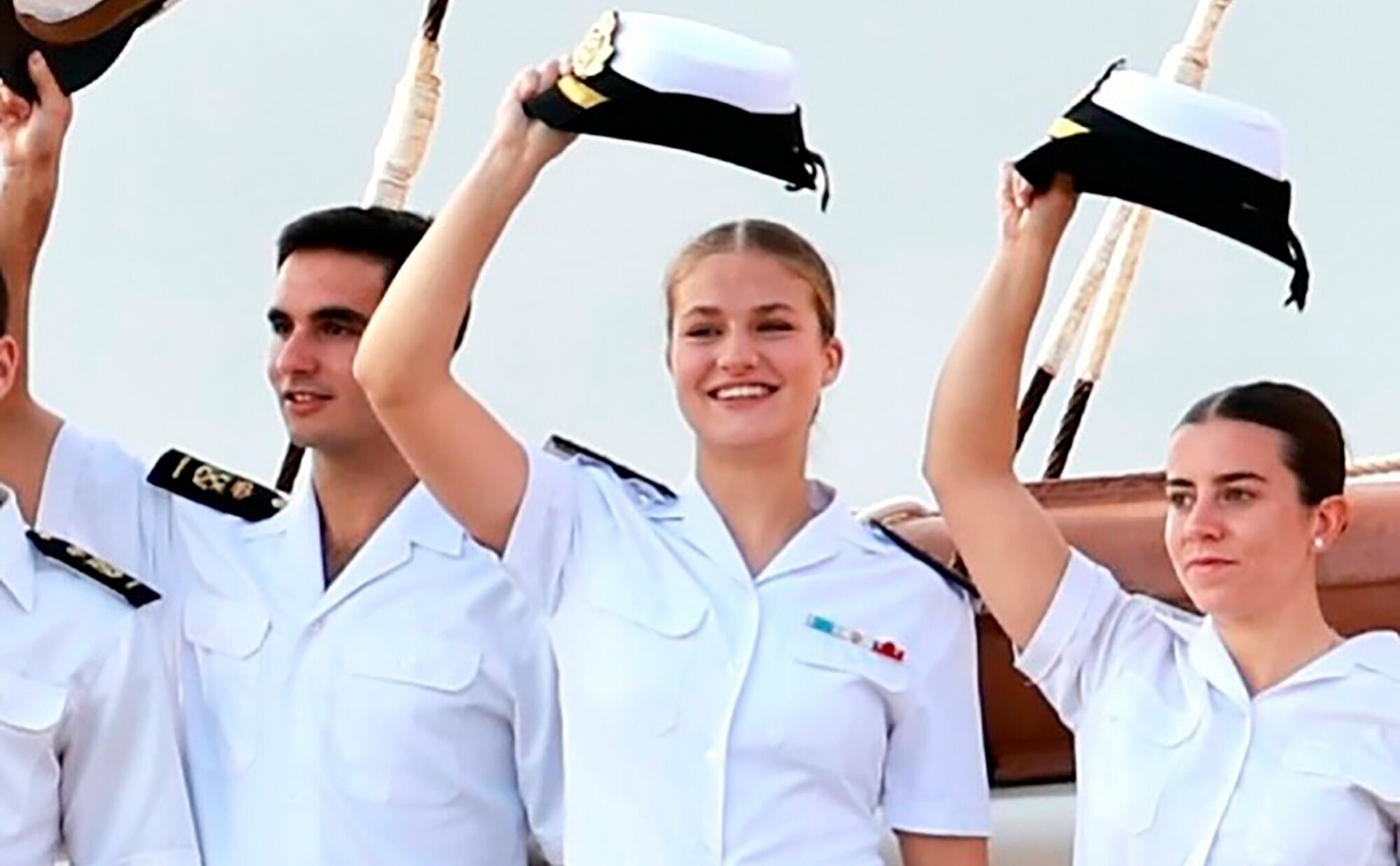 La Princesa Leonor regresa a Gijón tras completar su experiencia en la fragata Blas de Lezo y embarcar de nuevo en el Elcano
