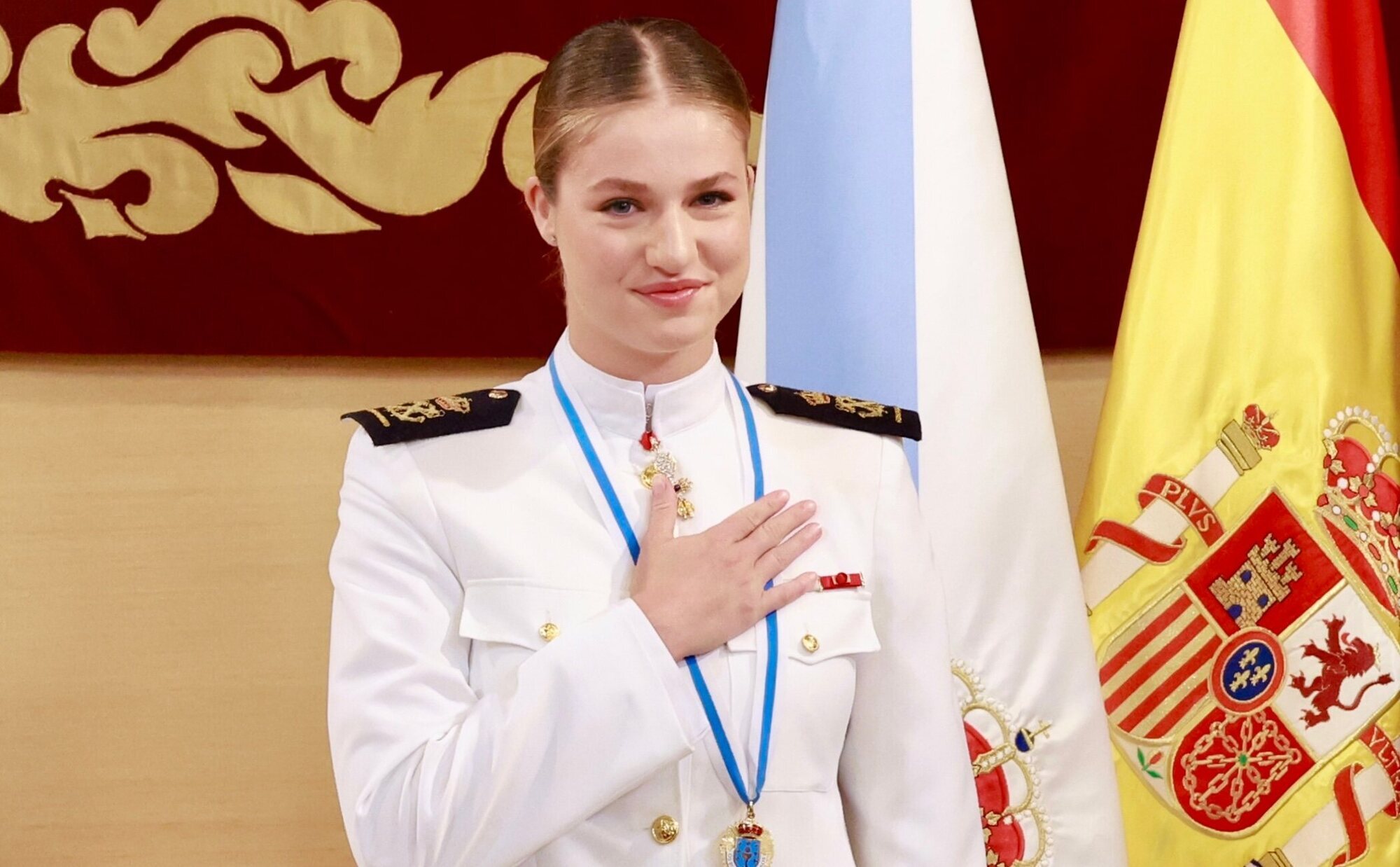 La Princesa Leonor recibe la Medalla de Oro de Galicia: "No tendré morriña porque a Galicia quiero volver siempre"