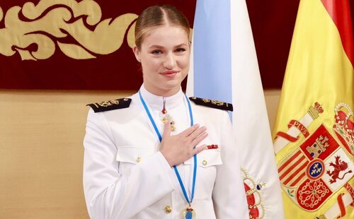 La Princesa Leonor recibe la Medalla de Oro de Galicia: "No tendré morriña porque a Galicia quiero volver siempre"