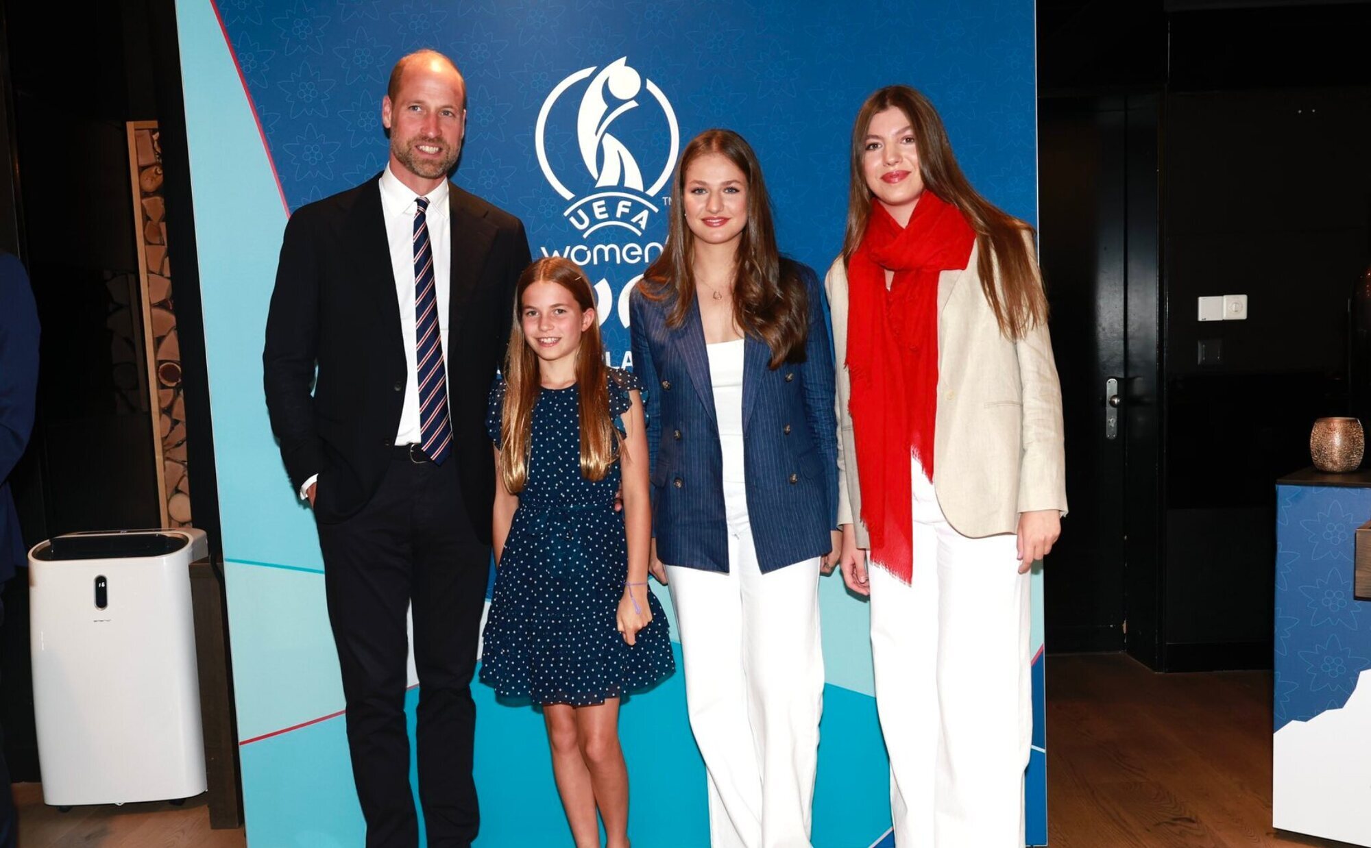El agridulce encuentro de la Princesa Leonor y la Infanta Sofía con el Príncipe Guillermo y la Princesa Charlotte