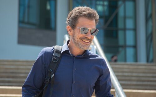 La gran reaparición de Rodolfo Sancho en un estreno: sus palabras y el motivo de su presencia