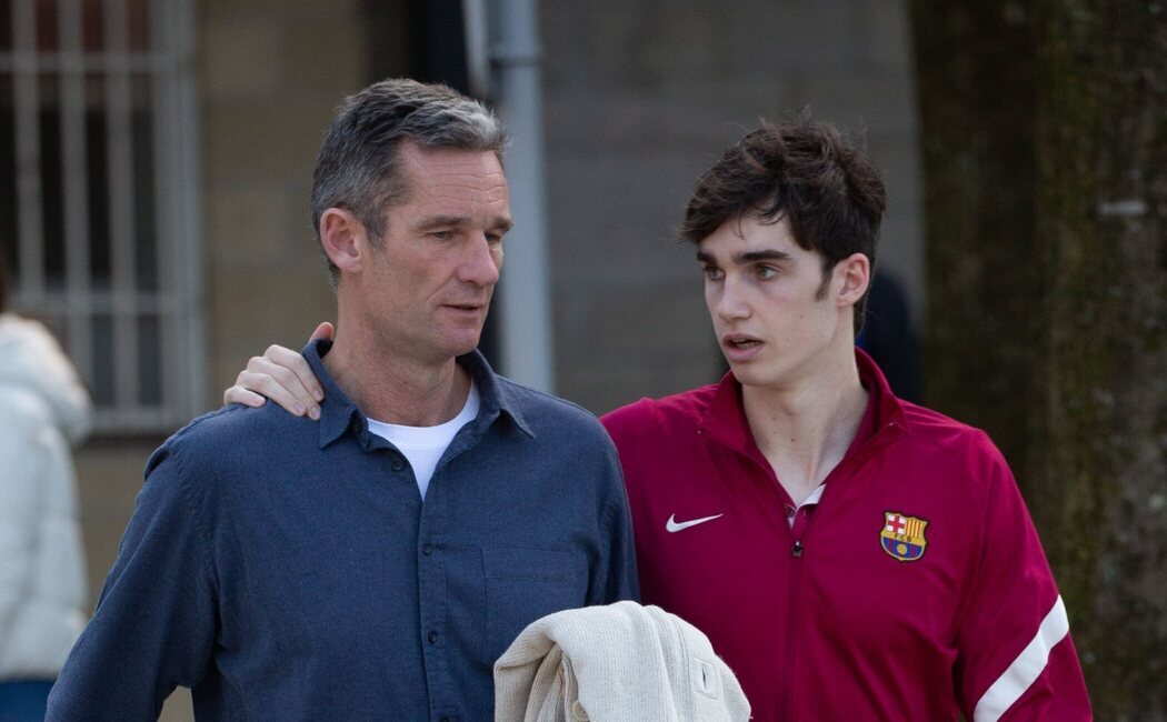 Iñaki Urdangarin, su hijo Pablo y Ainhoa Armentia: reencuentro familiar con risas y complicidad en León