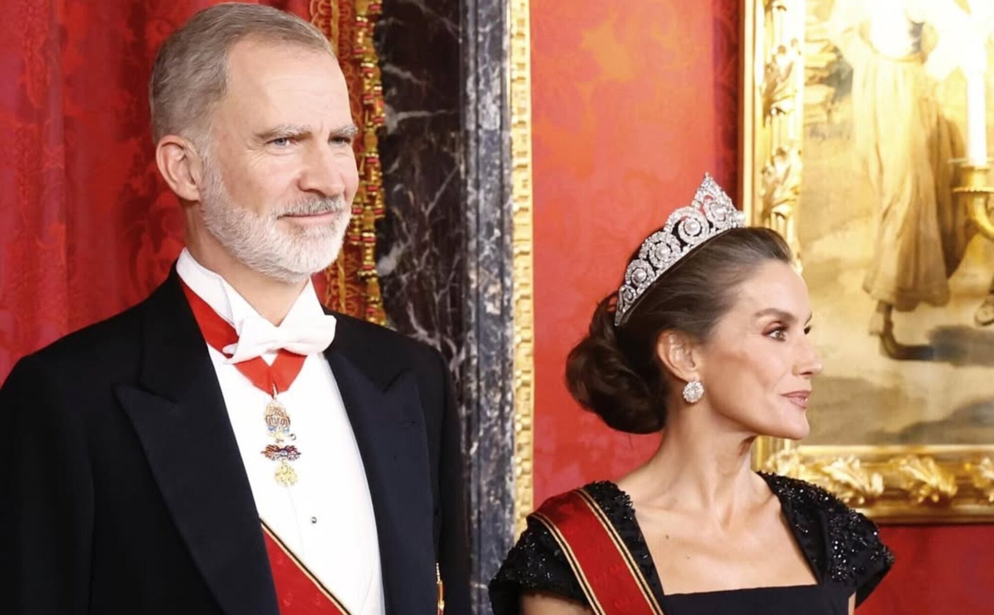 El look impecable de la Reina Letizia y las anécdotas de protocolo marcan la Cena de Estado en el Palacio Real