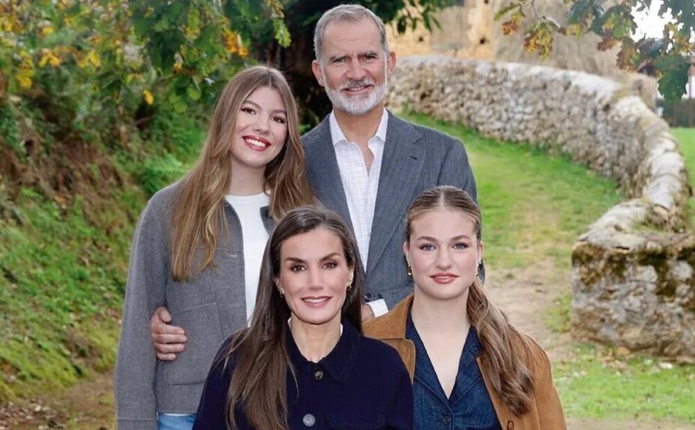 La Familia Real Española publica su tradicional felicitación navideña