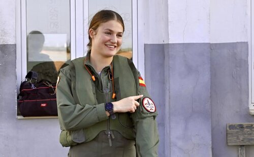 Nuevo hito de la Princesa Leonor en su formación militar con su primer vuelo en solitario en San Javier