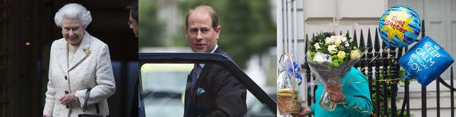La Reina Isabel II y el Príncipe Eduardo visitan al Duque de Edimburgo el día de su 92 cumpleaños