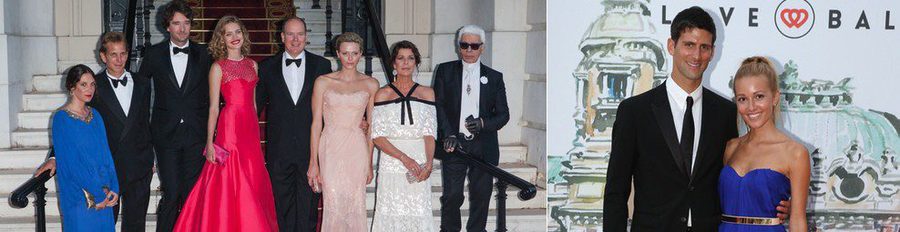 Alberto y Charlene de Mónaco, la Princesa Carolina, Andrea Casiraghi y Tatiana Santo Domingo, solidarios en El Baile del Amor