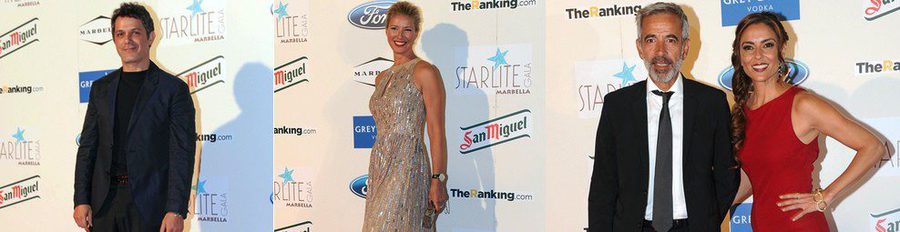 Alejandro Sanz, Eva González, Anne Igartiburu e Imanol Arias, entre los asistentes a la Starlite Gala 2013