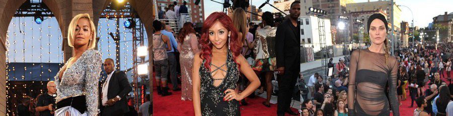 Ariana Grande, Snooki, Jennifer Hudson y Rita Ora pasean por la alfombra roja de los MTV VMA 2013