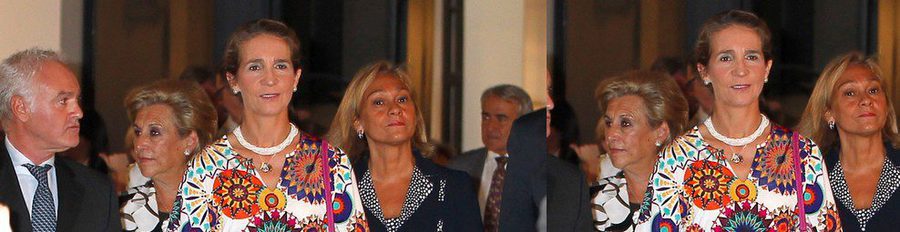 La Infanta Elena, muy colorida para inaugurar la Feria Internacional de Arte Contemporáneo: SUMMA