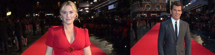 Kate Winslet luce embarazo en el estreno de 'Labor Day' en Londres junto a Josh Brolin