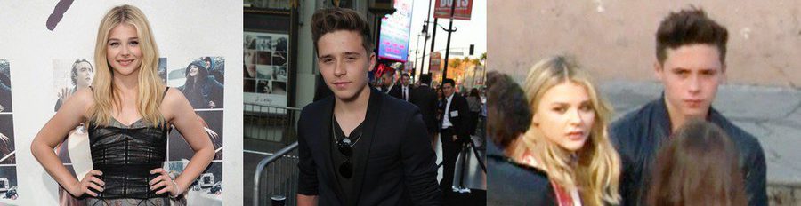 Brooklyn Beckham arropa a Chloe Moretz en el estreno de su película 'Si decido quedarme'