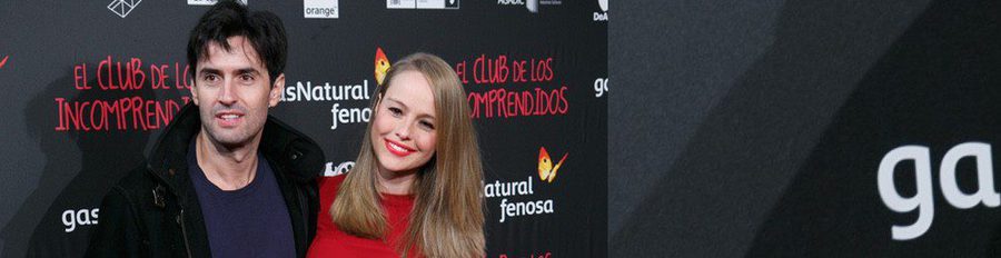 Esmeralda Moya y Carlos García muestran su reconciliación en un estreno en Madrid