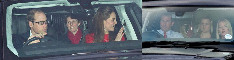 Los Duques de Cambridge y el Príncipe Jorge se unen a la Familia Real Británica en un almuerzo en Buckingham Palace