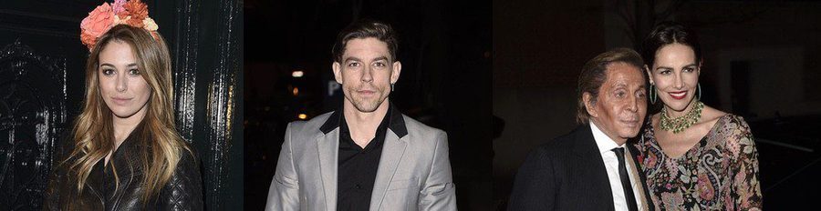 Blanca Suárez y Adrián Lastra se codean con Liz Hurley en una fiesta en honor a Valentino