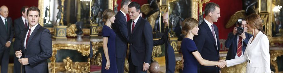 Mariló Montero, Albert Rivera y Pedro Sánchez, las estrellas de la recepción del Día de la Hispanidad 2015