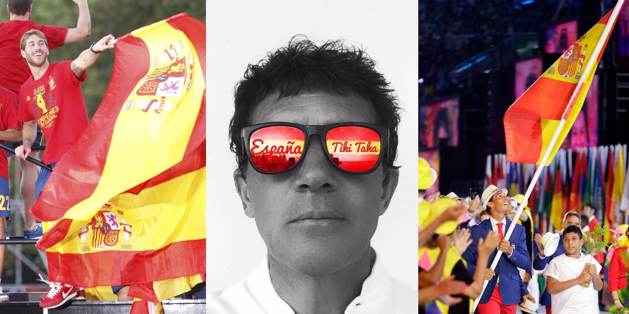 De Antonio Banderas a Rafa Nadal: Los famosos españoles más patriotas