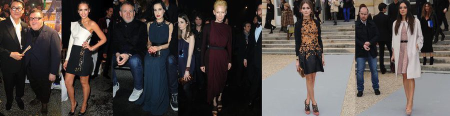 Jessica Alba, Dita Von Teese y Tilda Swinton arropan a Alber Elbaz en su desfile de París
