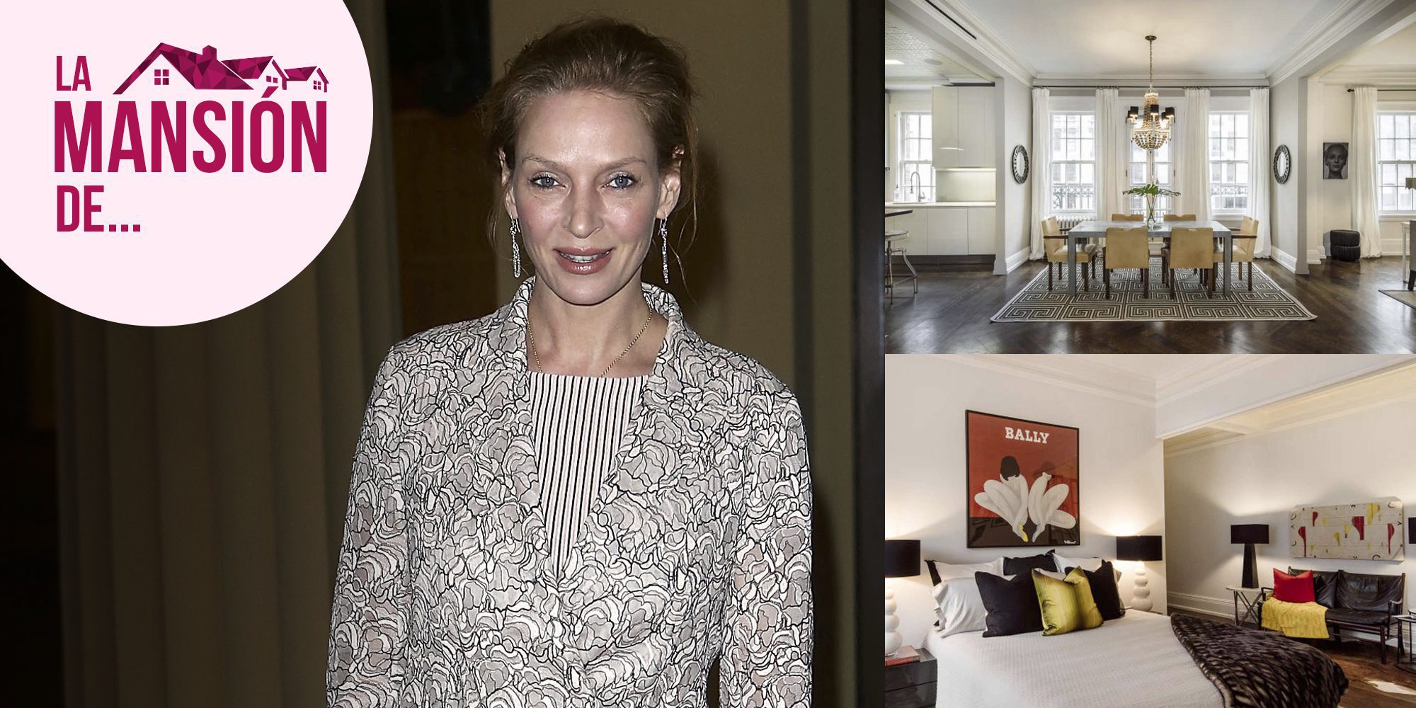 Un dúplex en las alturas: entramos en la lujosa casa de Uma Thurman en Nueva York