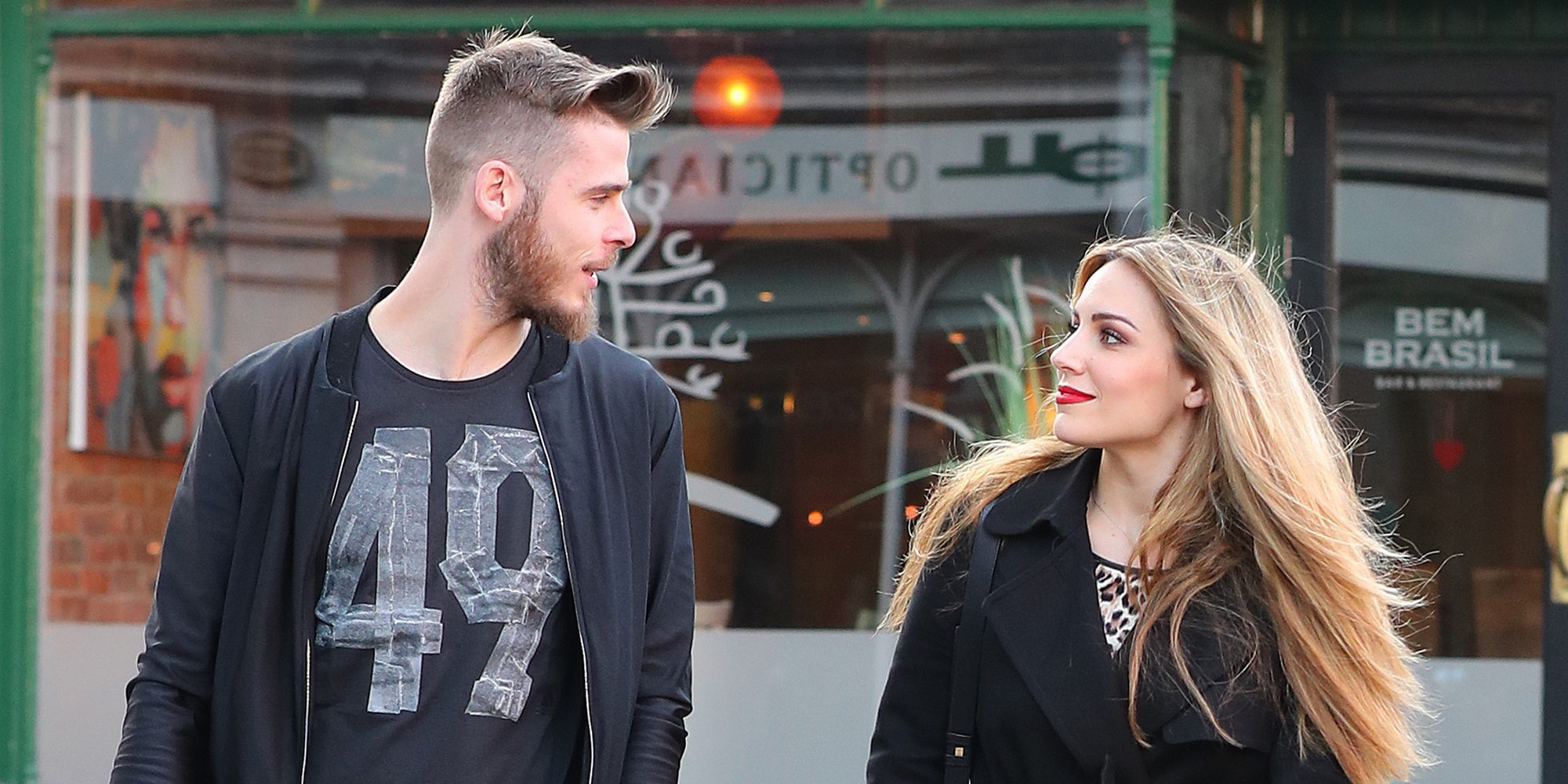 Edurne y David De Gea, todo amor y complicidad para celebrar San Valentín en Manchester