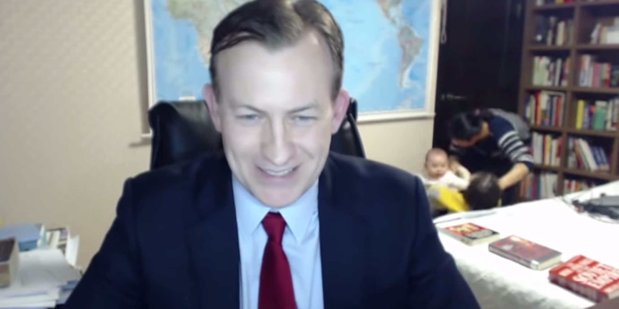 El profesor Robert Kelly y su mujer hablan por primera vez tras su entrevista viral de la BBC