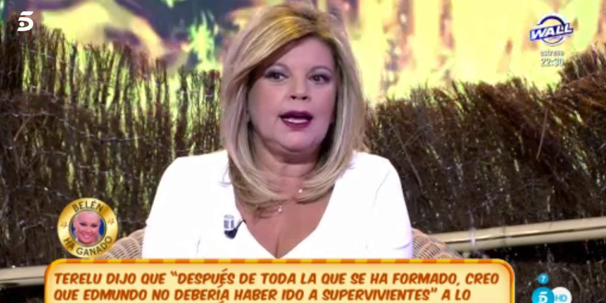Terelu Campos se sincera con Bigote Arrocet por su 'Supervivientes': "¡Vaya dos meses me has hecho pasar!"