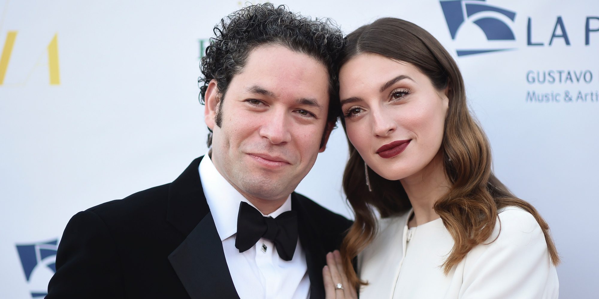 María Valverde y Gustavo Dudamel, todo amor en la gala inaugural de la Filarmónica de Los Angeles